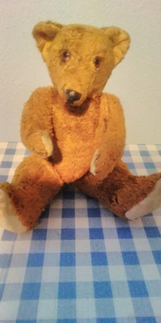 PETIT OURS ANCIEN Yeux En Verre Articulé EUR 19,00 - FR