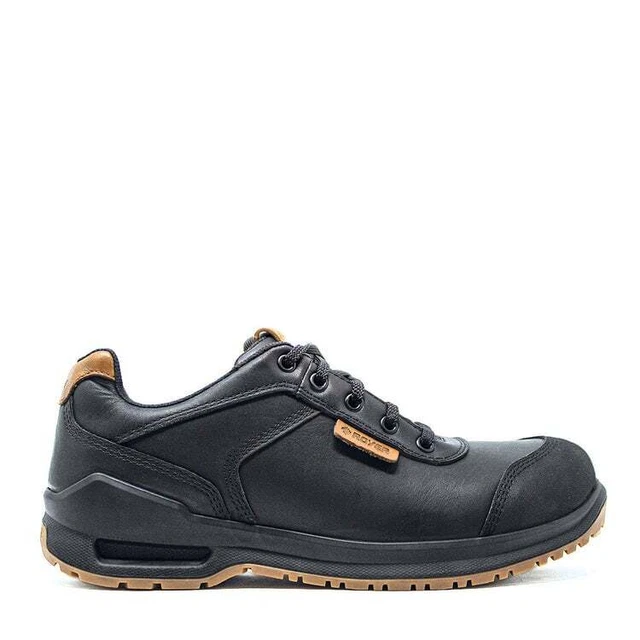 Royer Mens Inspades Aluminum Toe All Leather Work Shoe Black/Brown - 601Sp2