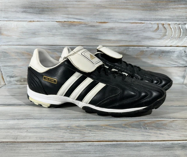 Vintage ADIDAS TELSTAR Chaussures de football en cuir pour hommes...