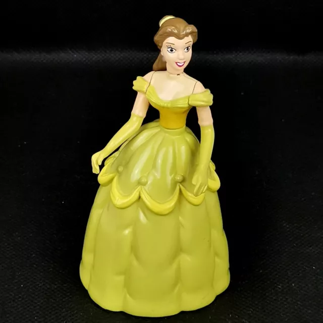 DISNEY PRINCESS BELLE Beauty and the Beast Mini Posable Figure PVC Cake ...
