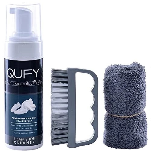 Shoe Cleaner Sneakers Kit Foam Shoe Cleaner Microfiber Shoe Cloth and Sh...