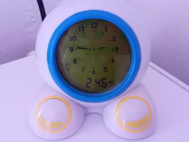 Onaroo Teach Me Time Talking Bedside Alarm Clock and Night-Light