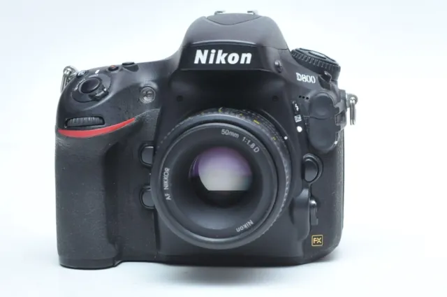 Nikon D800 FX DSLR Camera  W/ AF 50mm F1.8D Lens *READ*