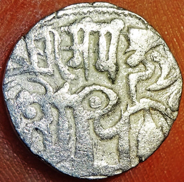 India Hindu Shahis Of Kabul & Ohinda Samanta Deva (850-1000) Silver Drachm #Kt70