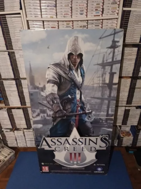 Plv Pos Assassin's Creed 3 III  XBOX 360 PS3 PSvita Standee Store pancarte