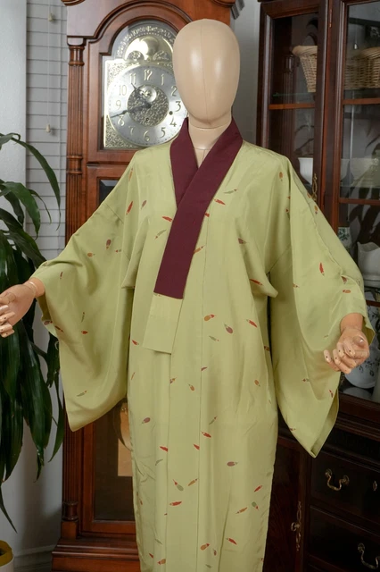 Dear Vanilla Japanese Juban Undergown Women's Kimono Genuine Vintage Mint 2