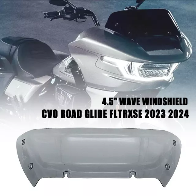 FOR HARLEY CVO Road Glide FLTRXSE 2023 2024 4.5" WAVE WINDSHIELDS