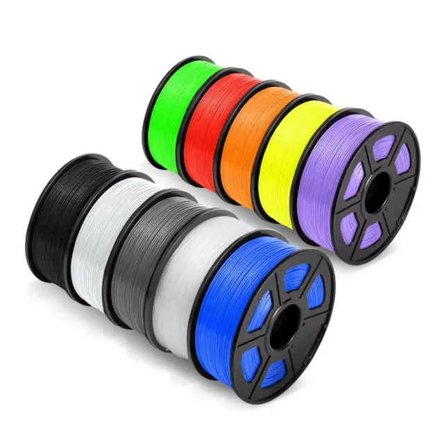 PLA 3D Printer Filament Bundle Multicolor, 10Kg PLA Filament 1.75Mm Dimensional