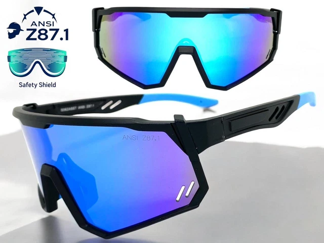 Lunettes De Soleil Gargoyles Vintage Années 80 - Style Terminator, Monture Métal Noire, Miroir