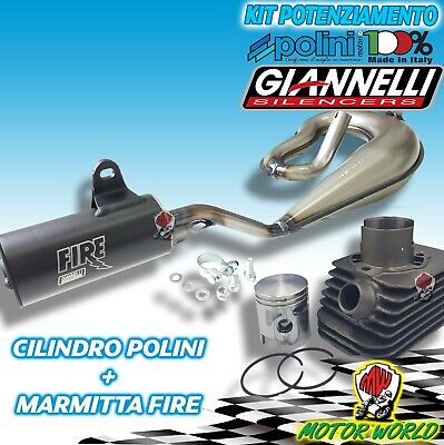 3018 Silencieux Giannelli Fire Piaggio 50 Ciao Px 