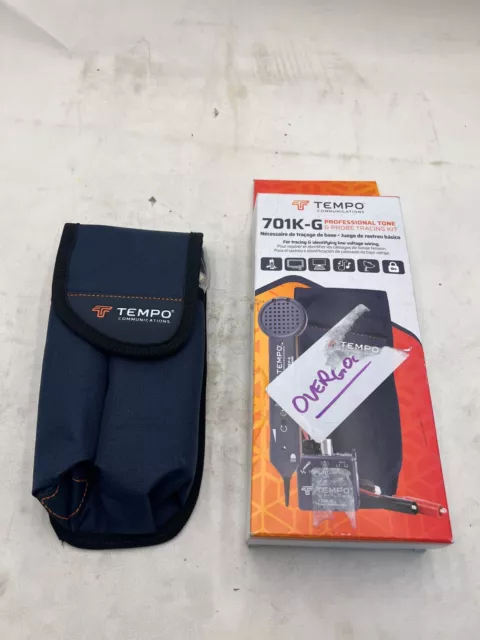(Qty 1) Tempo Greenlee Communications 701KG Professional Tone and Probe Tracing