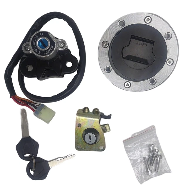 Ignition Switch Fuel Gas Cap Cover Seat Lock Key For Suzuki TL1000R TL1000S