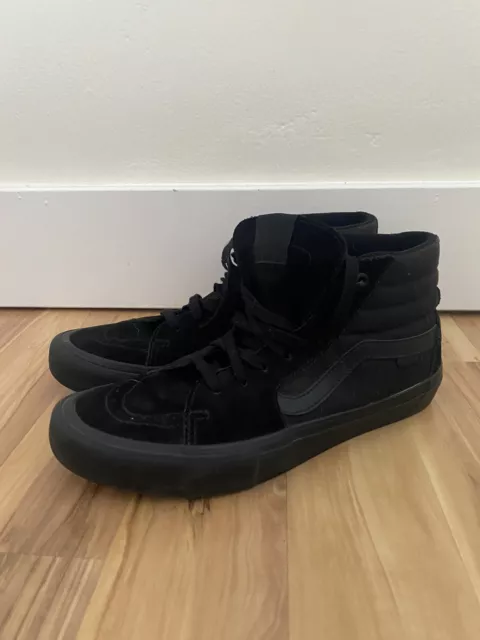 Size 11 - VANS Sk8-Hi All Black Men’s Shoe