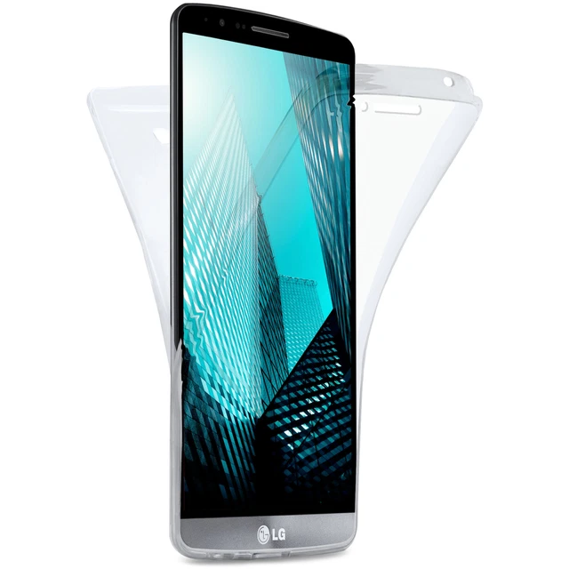 Coque pour LG G3 Étui en Silicone 360 Degré Housse Autour Protection Transparent