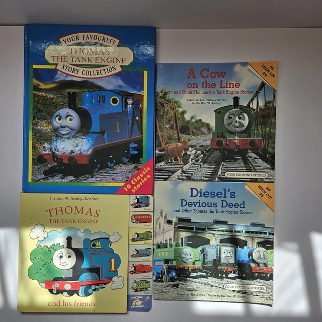 VINTAGE 90S THOMAS The Tank Engine Books x 4 Various See Video £4.99 ...