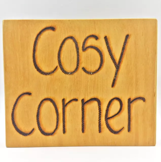 Ryde Pier Reclaimed Wood "Cosy Corner" Plaque