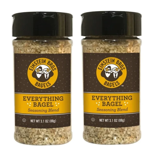 Einstein Bagels Brothers Everything But The Bagel Seasoning 3.1 Oz Pack of Two