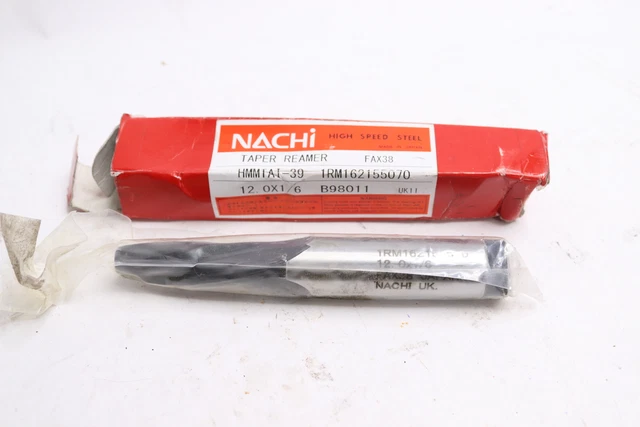 Nachi High Speed Steel Fax Taper Reamer 12.0 X 1/6 1RM162155070