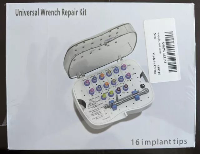 Dental Implant Prosthetic Universal Wrench Kit Ratchet Drivers Implant Repair