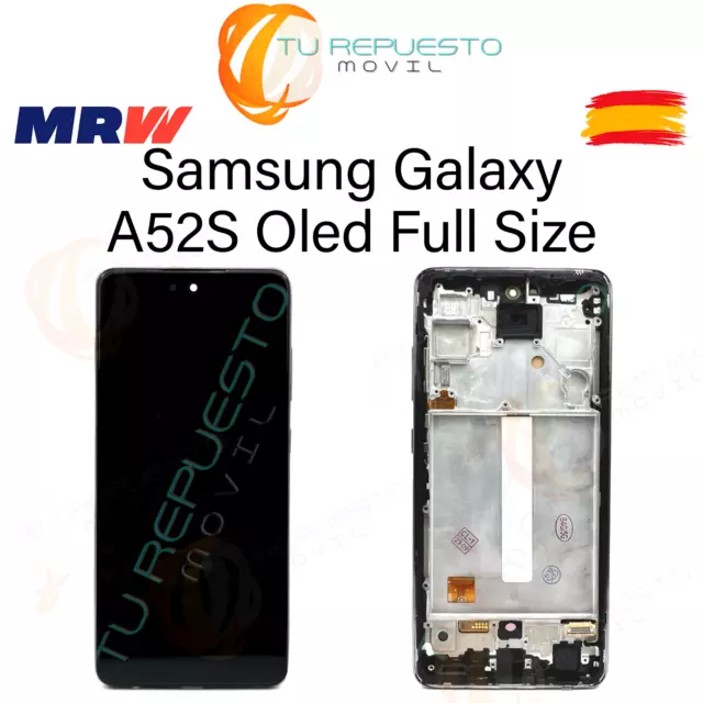 Pantalla Display LCD para Samsung Galaxy A52s A52 4G y 5G OLED con marco