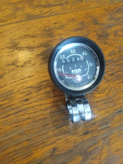 Compteur Vélo Ancien SACHS HURET - Années 1970 - France