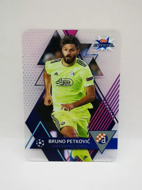 Carte card topps crystal 2019 2020 champions league ZAGREB 65 PETKOVIC
