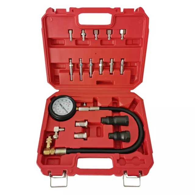 TTTester di compressione per motori diesel TDI e CDI 0-70 bar set di 21pz.