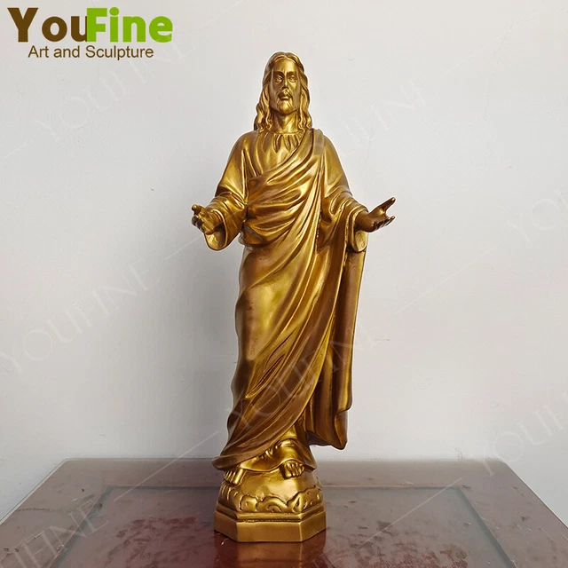 Bronze Jesus Statue Bronze Jesus Christ Blessing Sculpture Home Church Decor