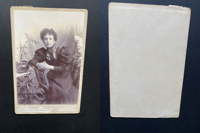 Barco portrait de femme CDV vintage albumen  Tirage albuminé  6,5x10 Nancy 