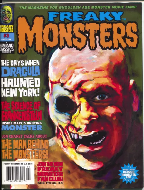 MAG: Freaky Monsters #3 2011-Dracula-Frankenstein-Bela Lugosi-Lon Chaney-FN