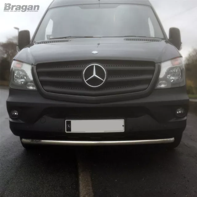 Spoiler Bar To Fit Mercedes Sprinter 2014 - 2018 Stainless Steel Van Accessories