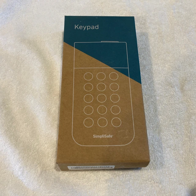 Teclado SimpliSafe SSKP3-W blanco inalámbrico táctil para despertar seguro