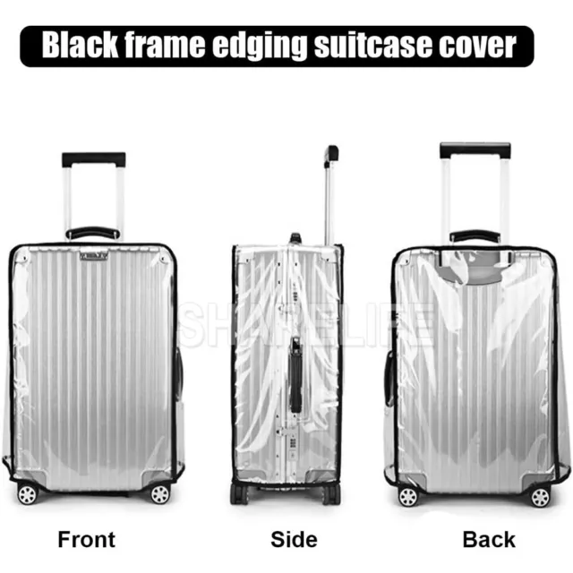 Transparent Travel Luggage Protector Cover Case PVC Waterproof for Suitcase 3