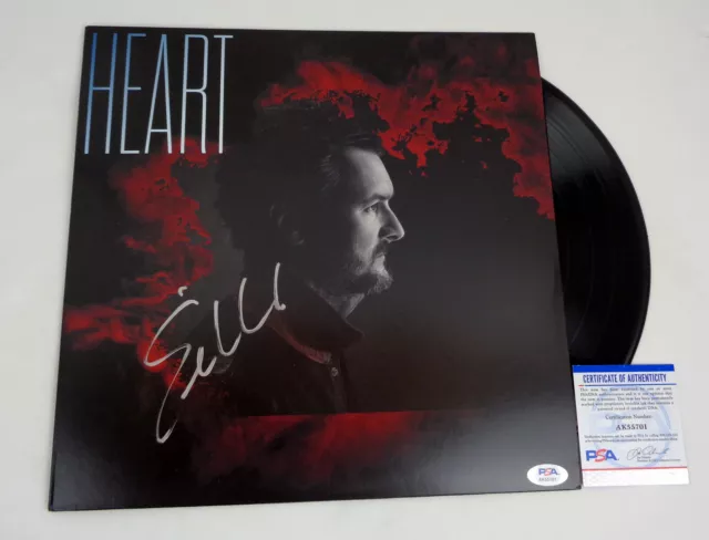 Eric Church Signed Autograph Heart Vinyl Record Album PSA/DNA COA
