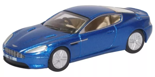 Oxford Diecast 76AMDB9003 OO Gauge Aston Martin DB9 Coupe Cobalt Blue