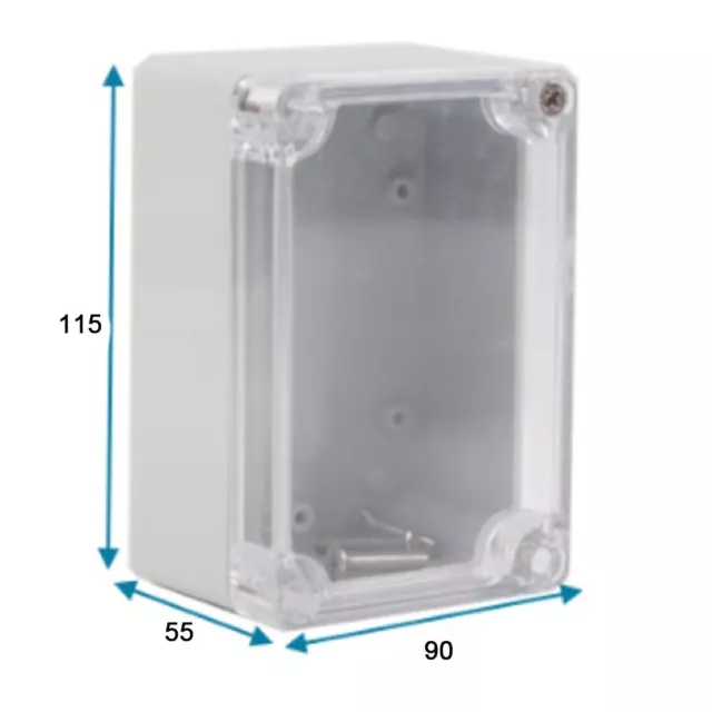 Heavy Duty IP67 Waterproof Enclosure for Outdoor Instruments Strong ABS