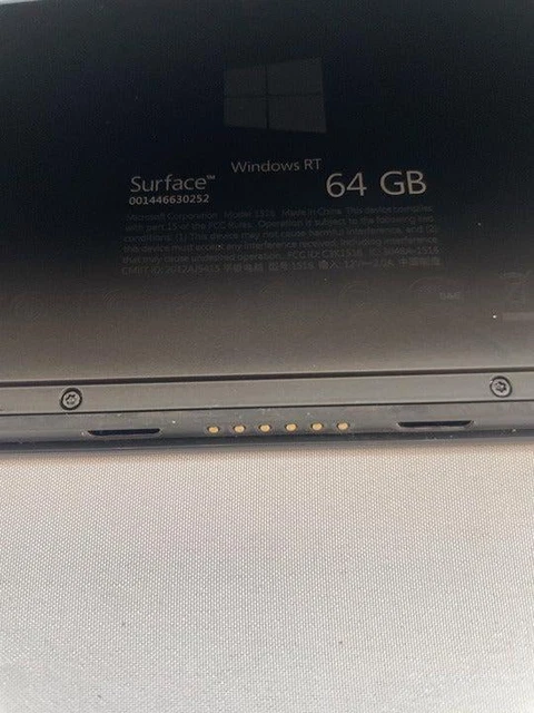 Microsoft Surface RT 10.1" Windows RT 1516