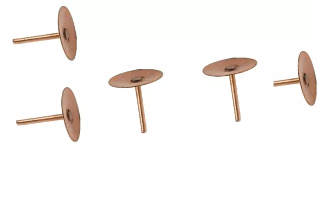 Copper Disc Rivets Nails 19mm 3/4" Roofing Slate Tile Rivets Choice Of Qty