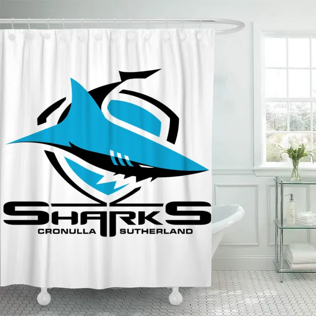 Cronulla Sharks Shower Curtain