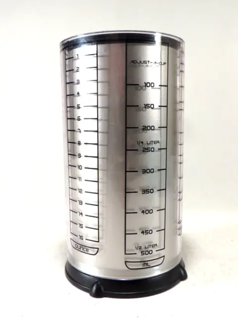 Kitchen Art Measuring Adjust-A-Cup 2Cups/16oz/500ml Silver / Black