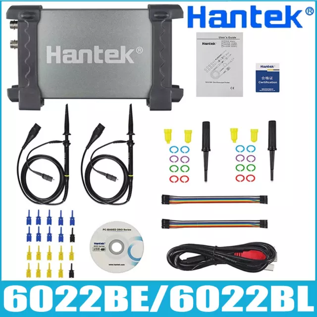 Hantek 6022BE/6022BL Auto Oscilloscope 2CH Digital Storage 20MHz Logic Analyzer