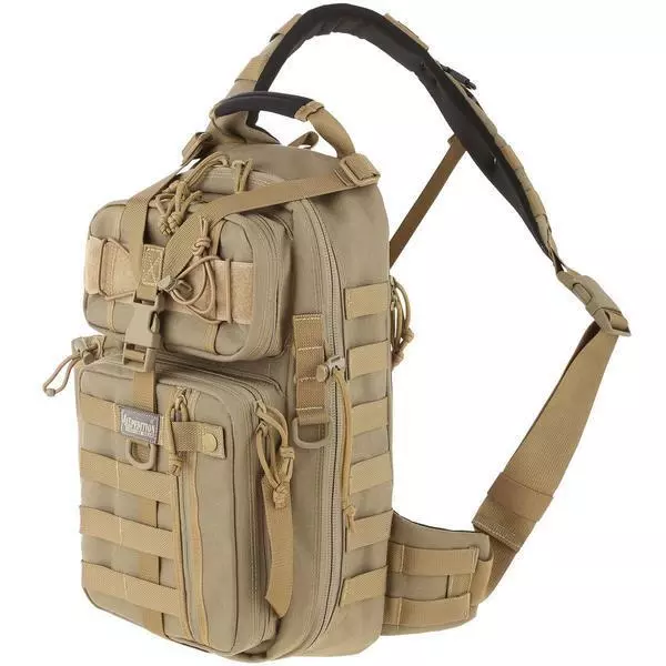 Maxpedition SITKA Gearslinger Backpack 10.5"L x 7"W x 18"H Khaki - 0431K