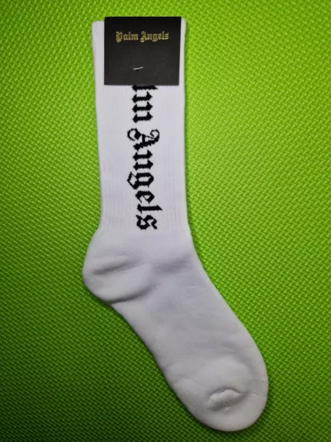 Palm Angels logo socks White BNWT