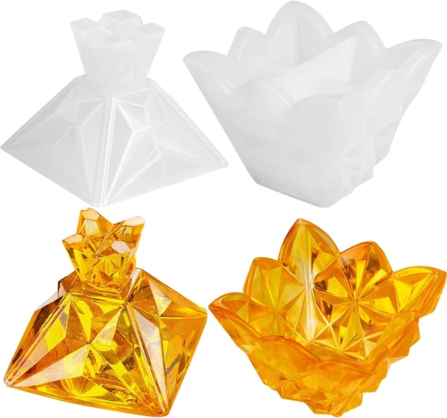 Jorzer Stampo in silicone a forma di piramide, in resina epossidica