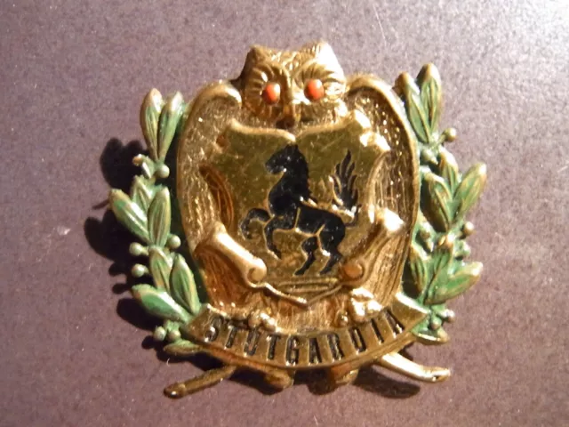Abzeichen Orden Pin Schlaraffia Stutgardia Stuttgart ca 32 x 30 mm