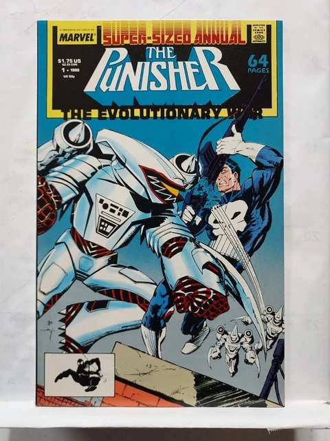 THE PUNISHER ANNUAL #1 NM Marvel 1988 EVOLUTIONARY WAR....White pages