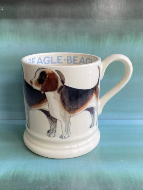 Unused Emma Bridgewater Beagle Dog Half Pint Mug Coffee Tea