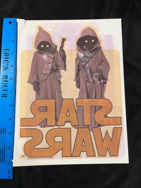 1977 Ballantine Star Wars Jawas Logo T-Shirt Transfer Iron-On AA 8123