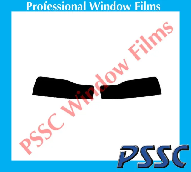 PSSC Pre Cut Sun Strip Car Window Films - Peugeot 208 3 Door 2012 to 2016