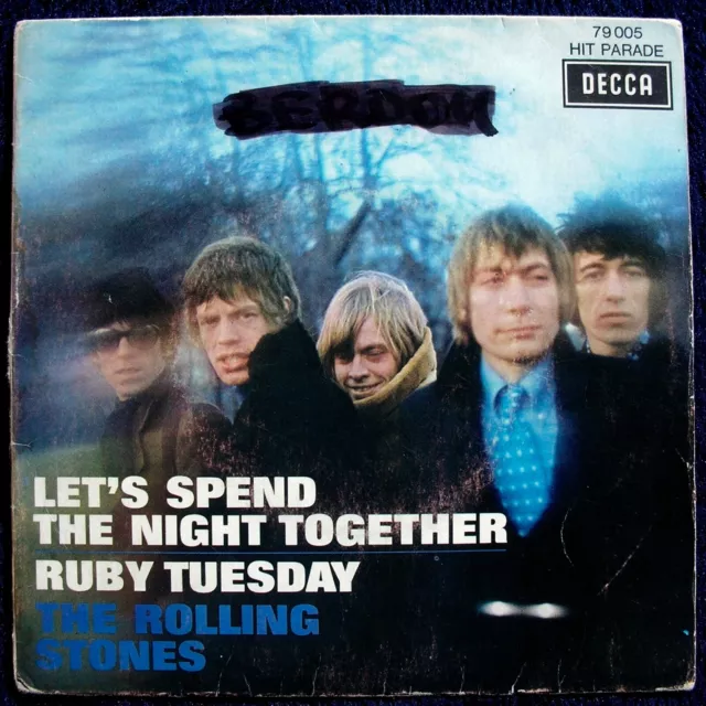 ROLLING STONES " Let's spend the night together / Ruby tuesday " DECCA  79005